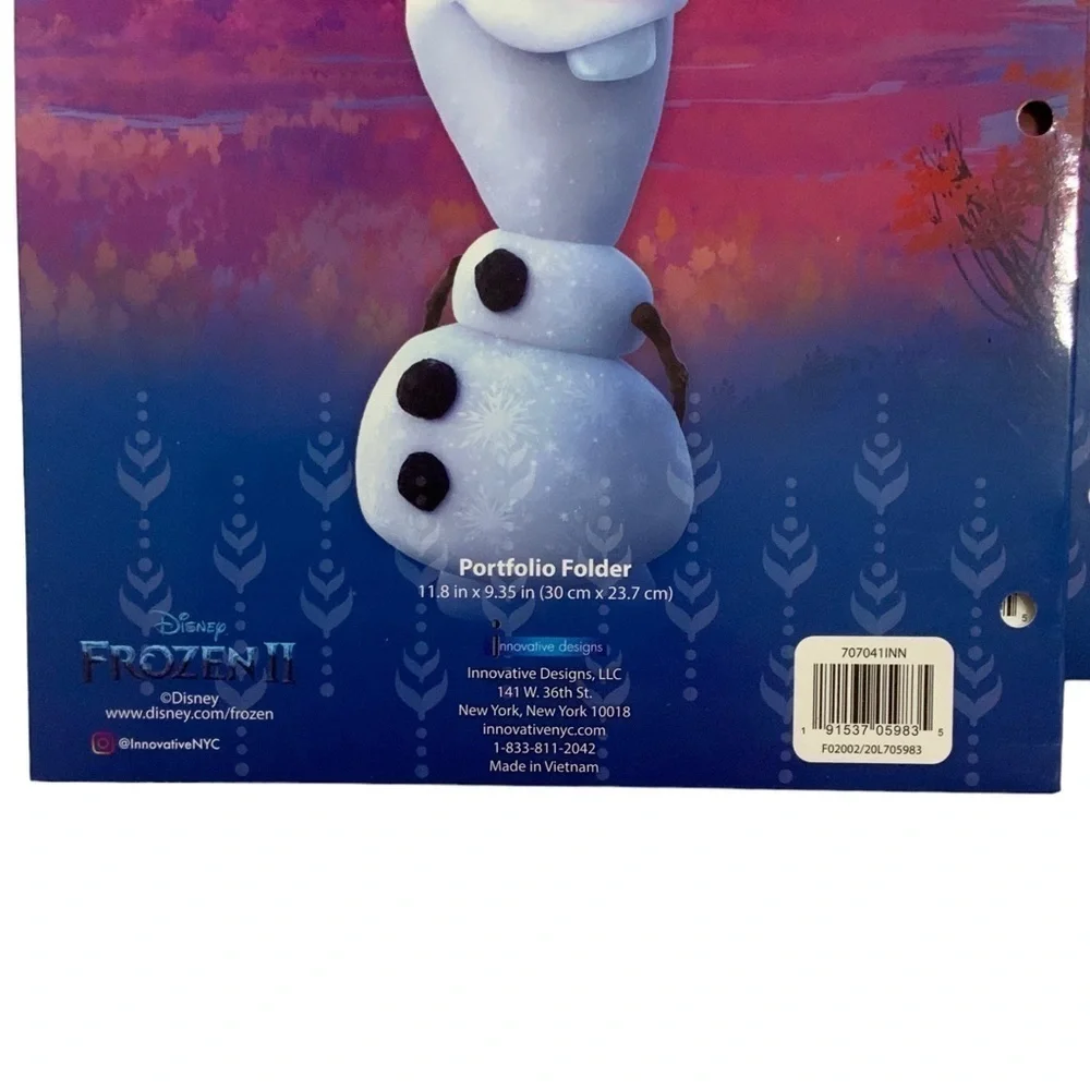 Disney Frozen Portfolio Folders School Binder Supplies Princess Lot of 6 Pieces